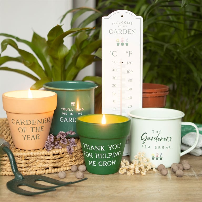 Gardener of the Year Citronella Wax Candle - Elegant Outdoor Insect Repellent Gift