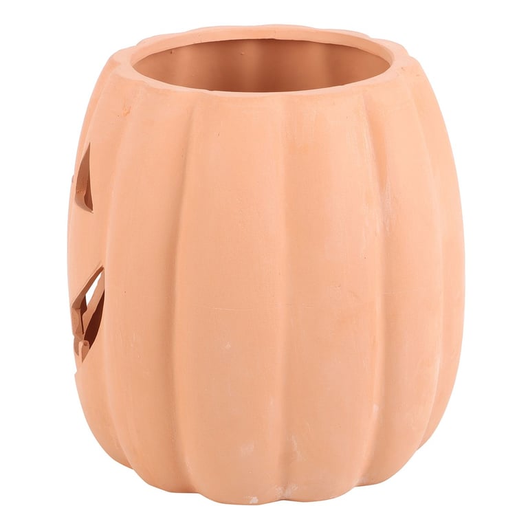 25cm Terracotta Year-Round Halloween Decoration with Battery Operated Light
