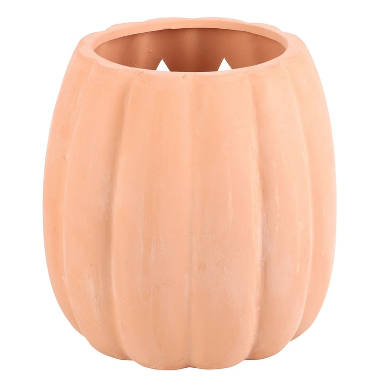 25cm Terracotta Year-Round Halloween Decoration with Battery Operated Light