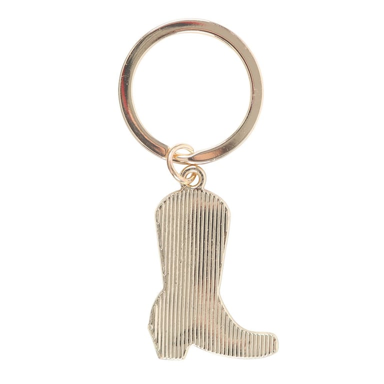 Pink Cowboy Boot Keyring - Western Flair Gift for Cowgirls