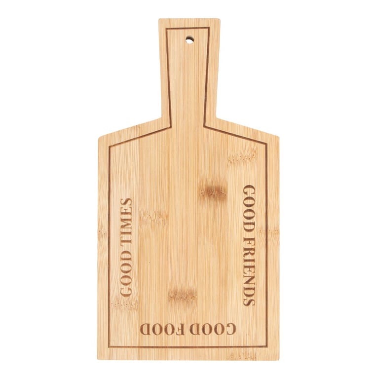 Good Times Bamboo Serving Board - Eco-Friendly and Food Safe