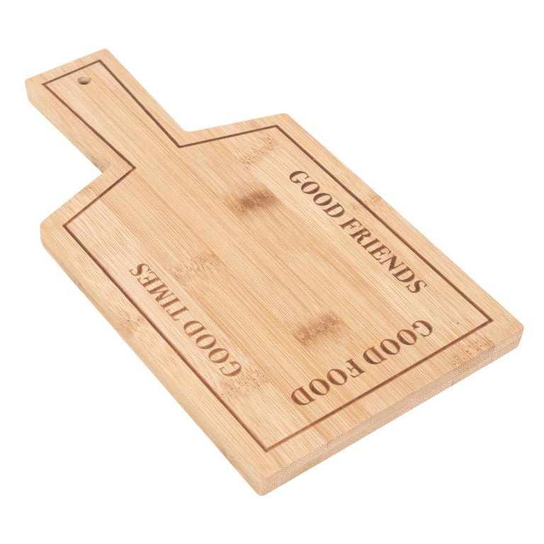 Good Times Bamboo Serving Board - Eco-Friendly and Food Safe