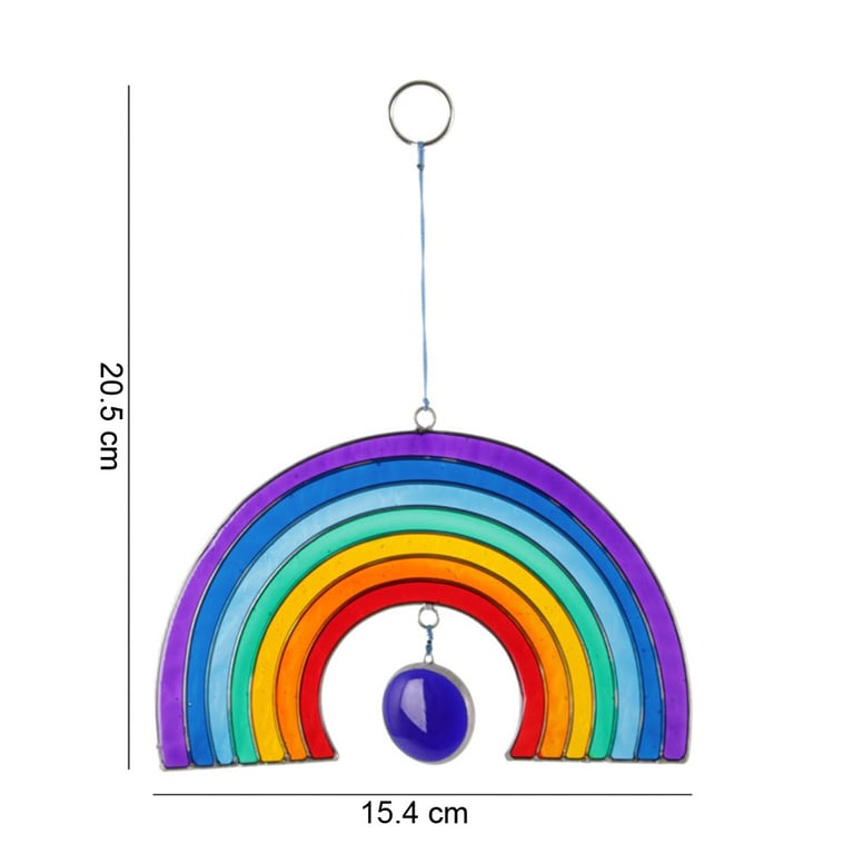 Rainbow Suncatcher - Ethically Sourced Colourful Window Decoration for Home Decor