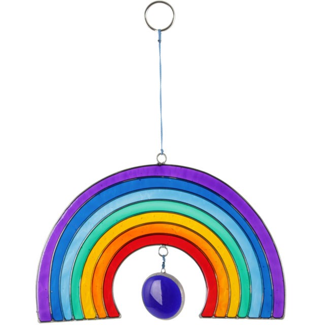 Rainbow Suncatcher - Ethically Sourced Colourful Window Decoration for Home Decor