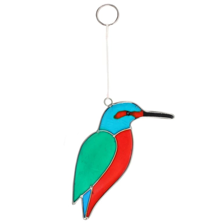 Kingfisher Bird Resin Suncatcher - Beautiful Garden & Window Decoration