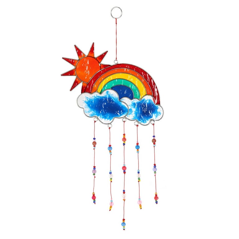 35cm Rainbow Suncatcher - Ethically Sourced Home Decor Window Decoration