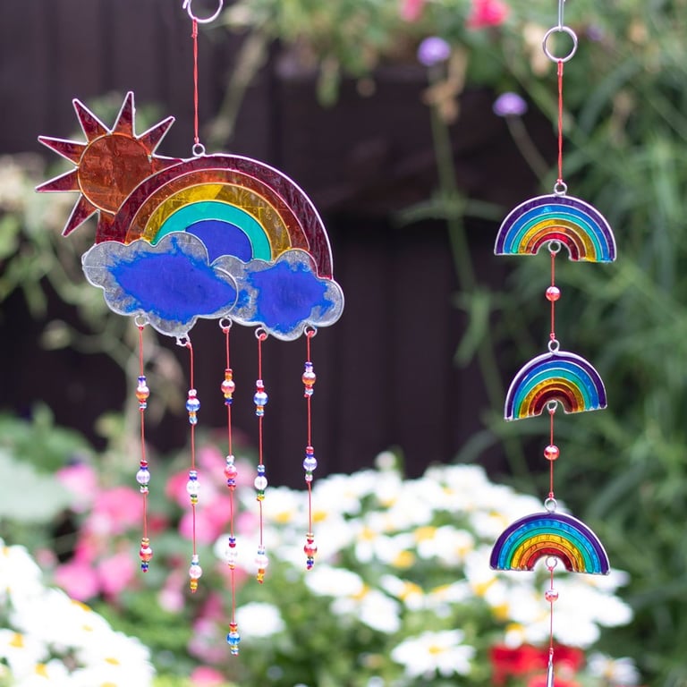 60cm Colourful Rainbow Suncatcher Window Decoration