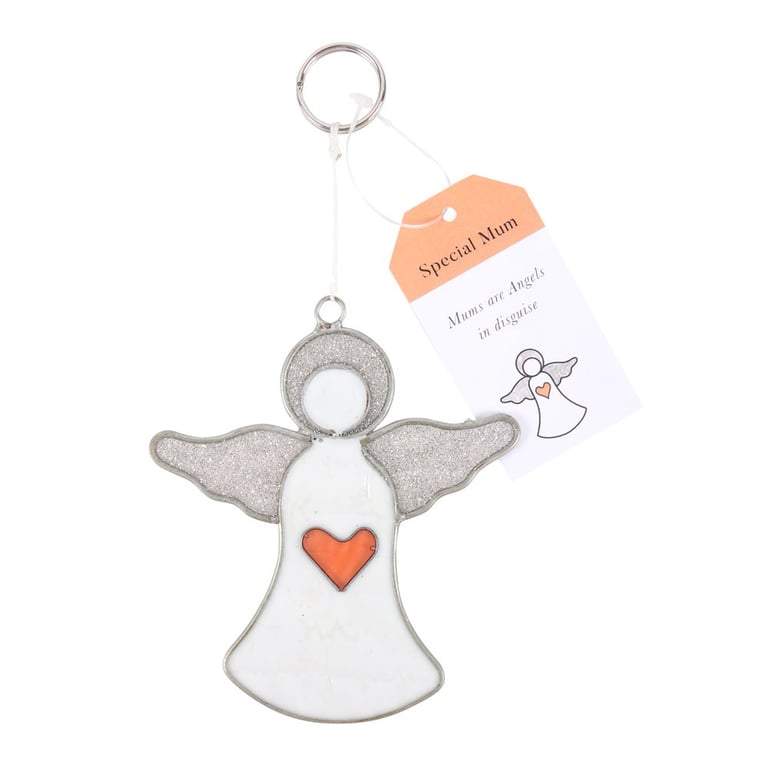 Handcrafted Bali Angel Suncatcher - Mums are Angels in Disguise Home Decor Gift