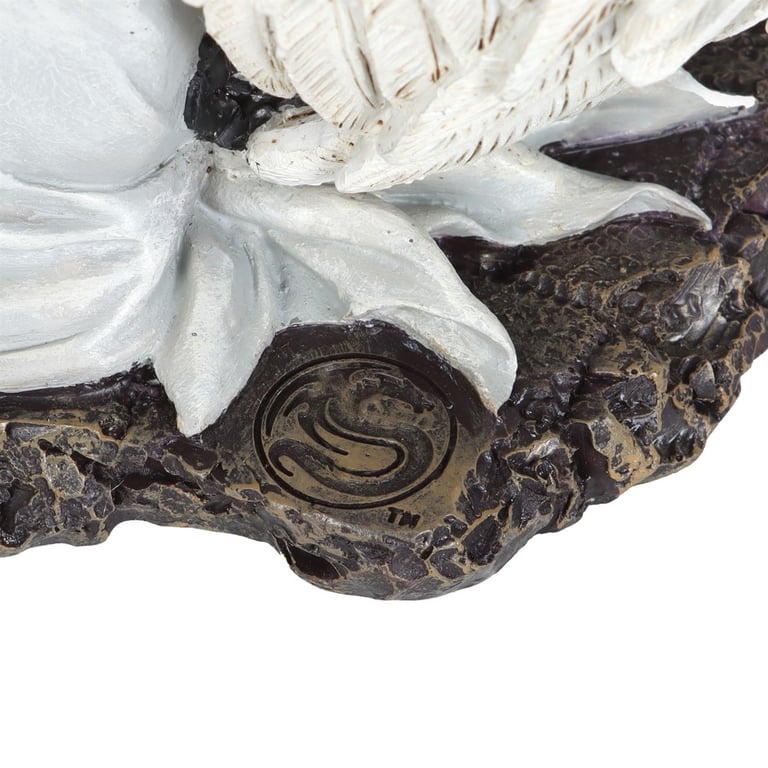 9.5in Captive Spirit Angel Resin Figurine - Gothic Blindfolded Angel Decoration by Spiral Direct