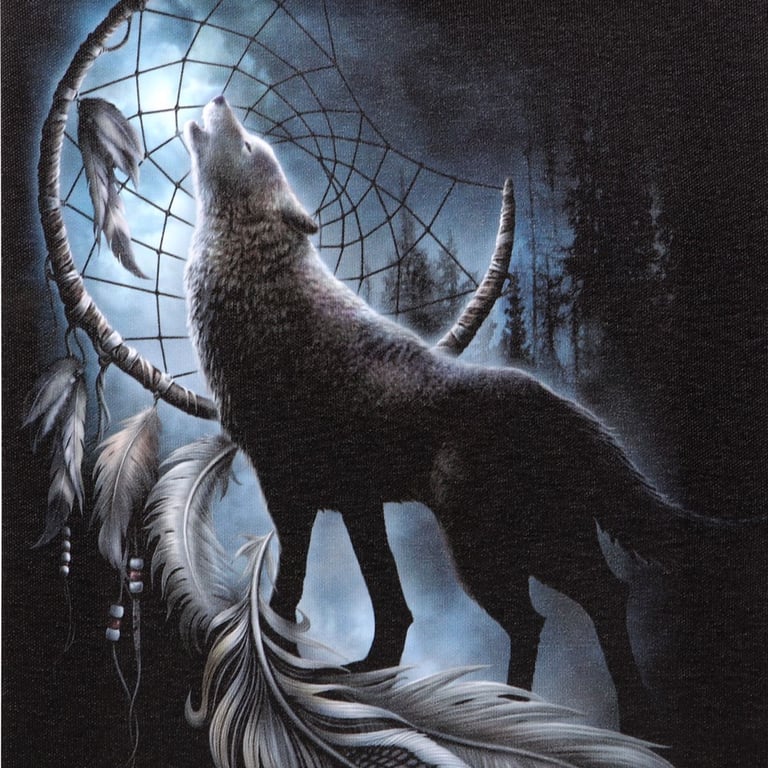 Spiral Direct 19x25cm From Darkness Canvas Plaque - Dark Artwork for Gothic Decor