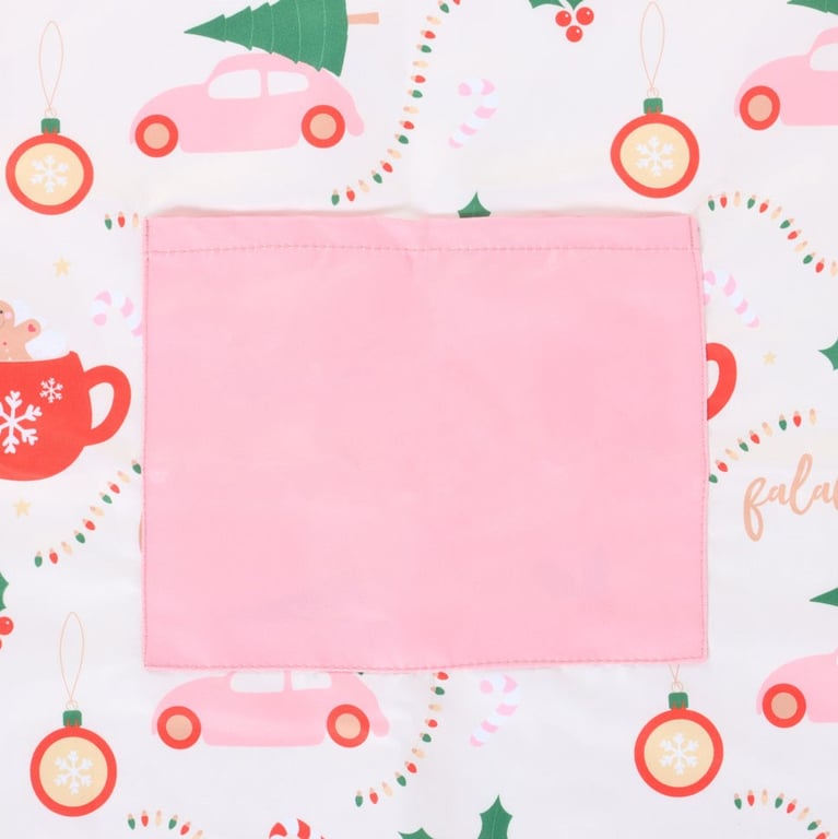Sugarplum Fun Modern Christmas Print Apron