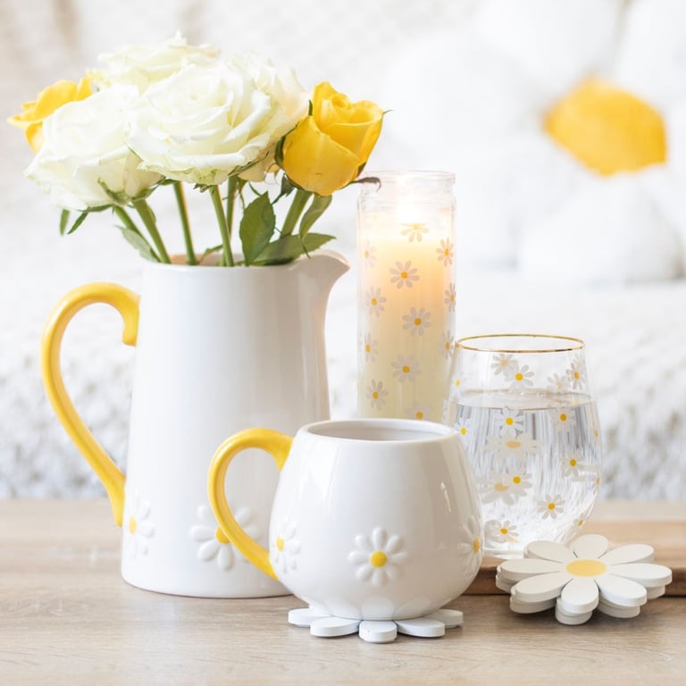 Daisy Shaped Coasters - Protect Your Tabletops in Style