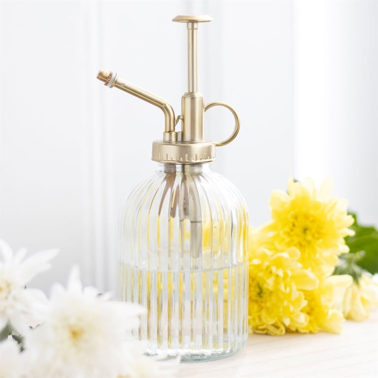 Textured Glass Vintage Plant Mister - 230ml Indoor Garden Tool