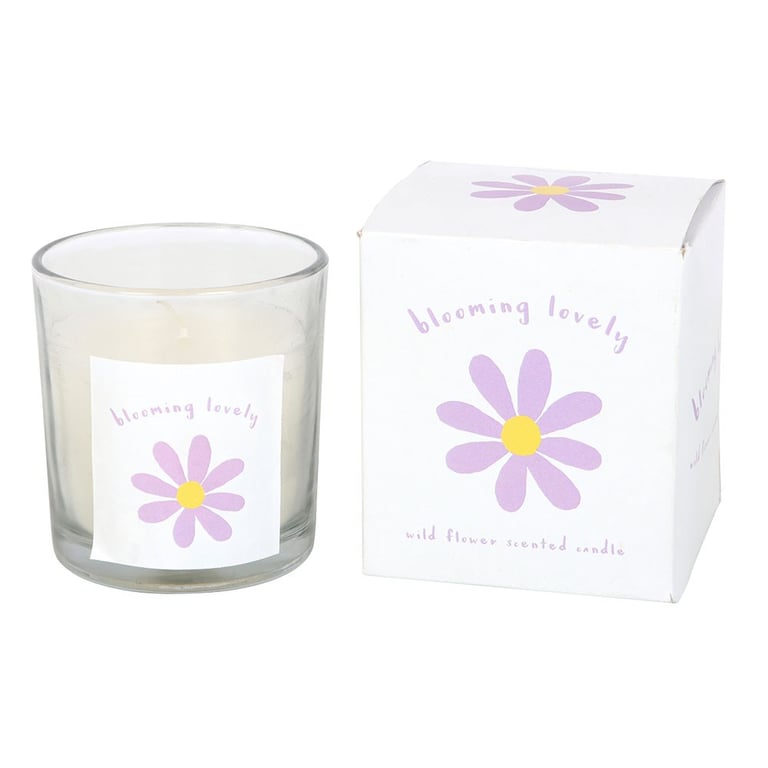 Blooming Lovely 20-Hour Wildflower Scented Paraffin Wax Candle
