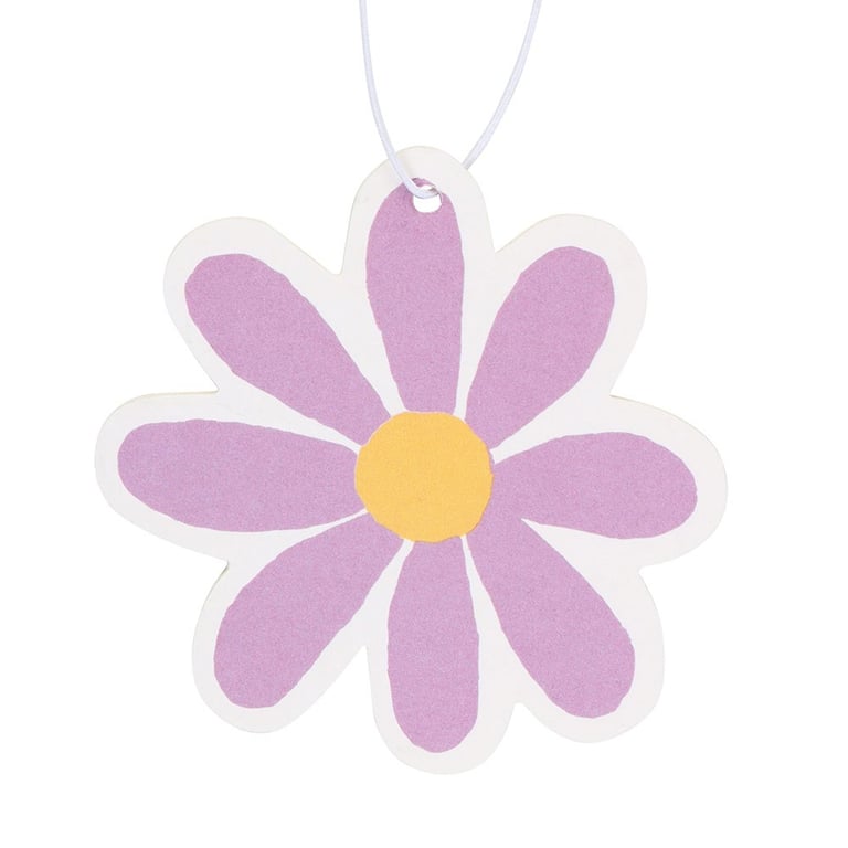 Daisy Floral Scented Air Freshener - Clean Car Fragrance with Uplifting Floral Scent