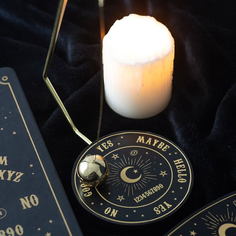 Talking Board Pendulum Decision Maker - Mystical Yes/No Answer Tool for Home Decor