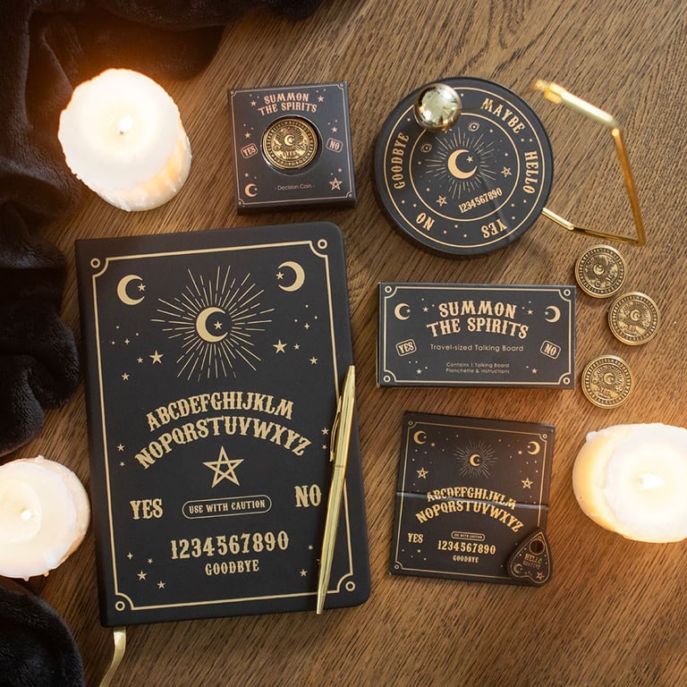 Mini Travel-Sized Talking Board for Spontaneous Spirit Sessions and Light-Hearted Entertainment