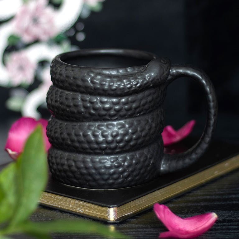 Black Snake Mug - Unique 500ml Microwave Safe Design