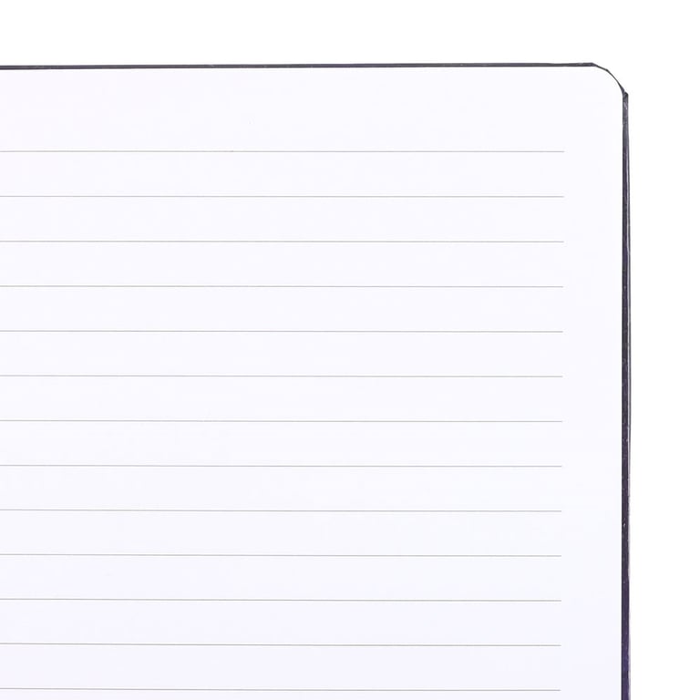 Solar System A5 Notebook - 100 Lined Pages with Gold Foil Accents & 9 Planet Design
