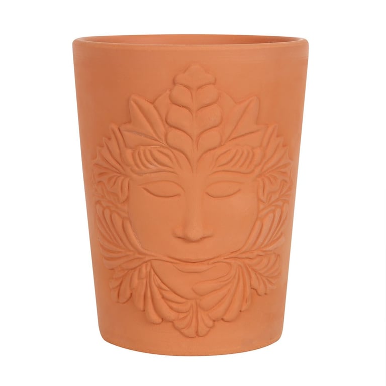 Green Goddess Terracotta Plant Pot - Perfect for House Plants and Gardening Gifts