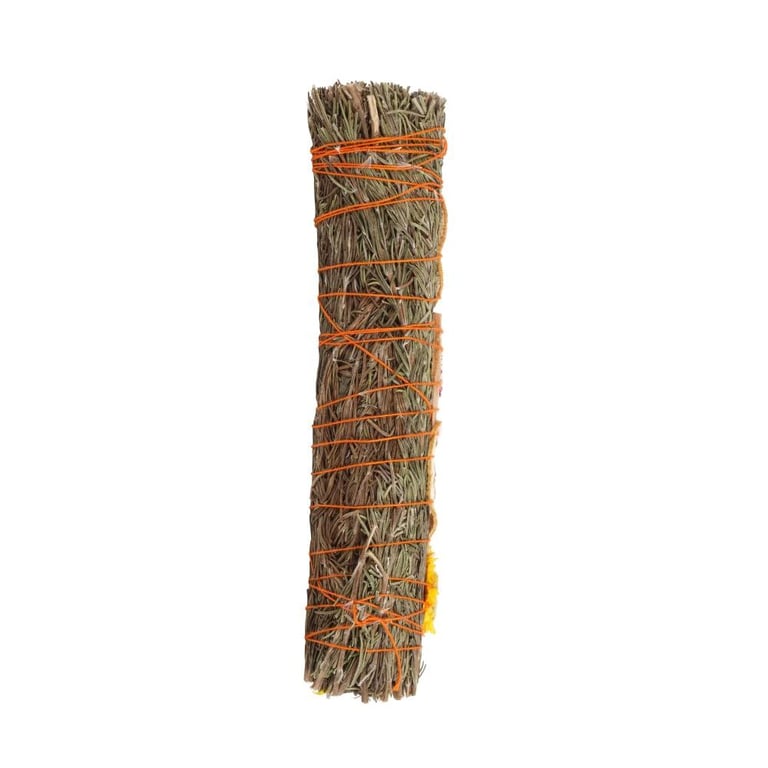 Rosemary Palo Santo Quartz Smudge Stick Ritual Wand - Purify and Cleanse Your Space