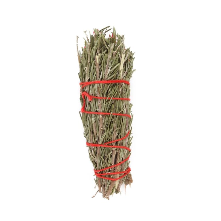 Rosemary and Yerba Santa Sage Ritual Wand Smudge Stick - Purify and Cleanse Home Spaces