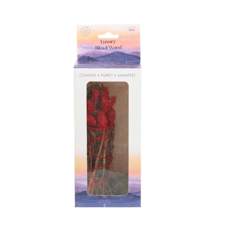 Rosemary and Yerba Santa Sage Ritual Wand Smudge Stick - Purify and Cleanse Home Spaces