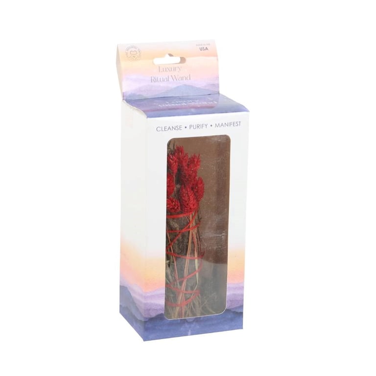 Rosemary and Yerba Santa Sage Ritual Wand Smudge Stick - Purify and Cleanse Home Spaces