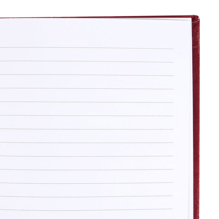 Burgundy Velvet Fire Element Notebook - Passion, Strength & Courage A5 Journal