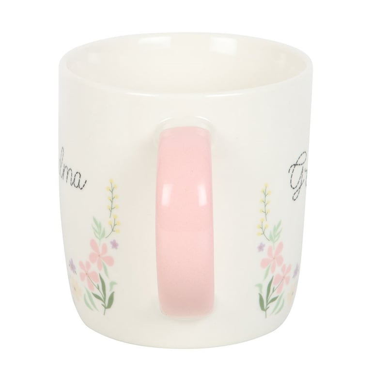 Grandma Pastel Floral 350ml Ceramic Mug - Perfect Mother s Day Gift