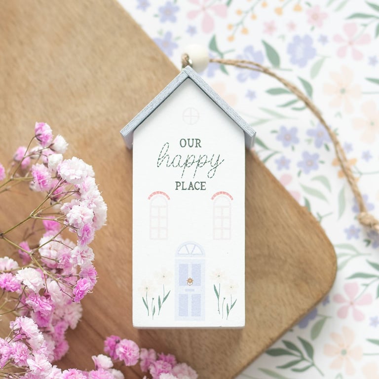 Our Happy Place Hanging Housewarming Decoration
