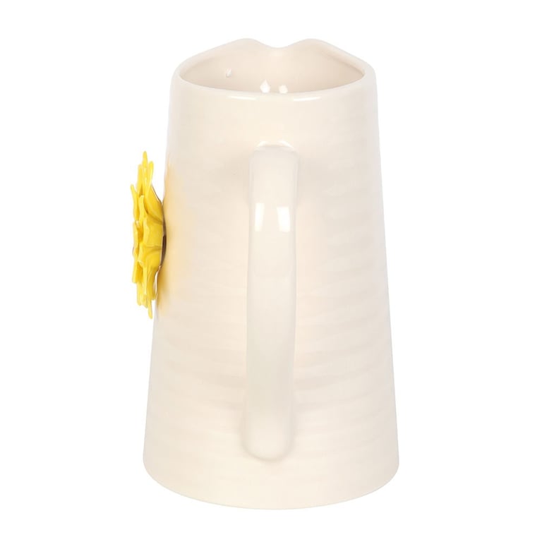 Hello Sunshine Ceramic Flower Jug - 3D Sunflower Design Home Decor