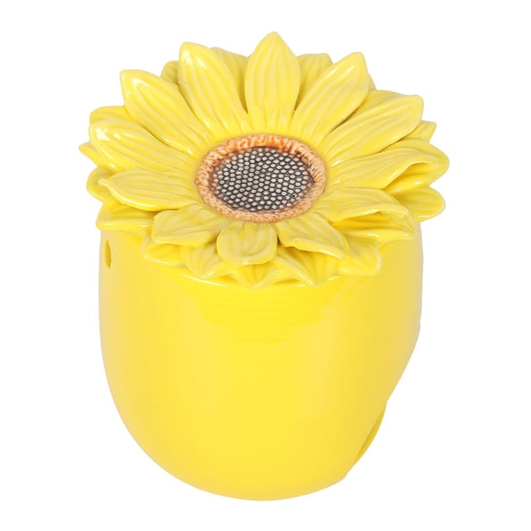 Sunflower Ceramic Oil Burner and Wax Warmer - Home Decor Fragrance Diffuser