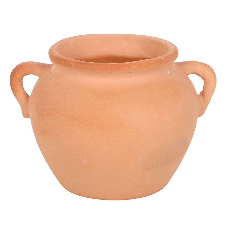 Terracotta Urn Citronella Candle - Rustic Outdoor Insect Repellent Decor