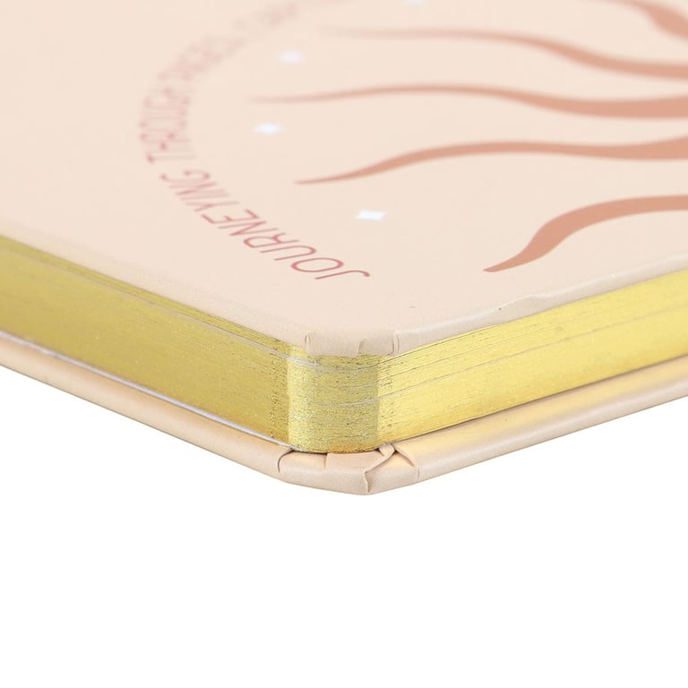 Sun Design A5 Notebook - 100 Sheets, Ribbon Divider & Perfect for Capturing Memories and Wanderlust Journeys