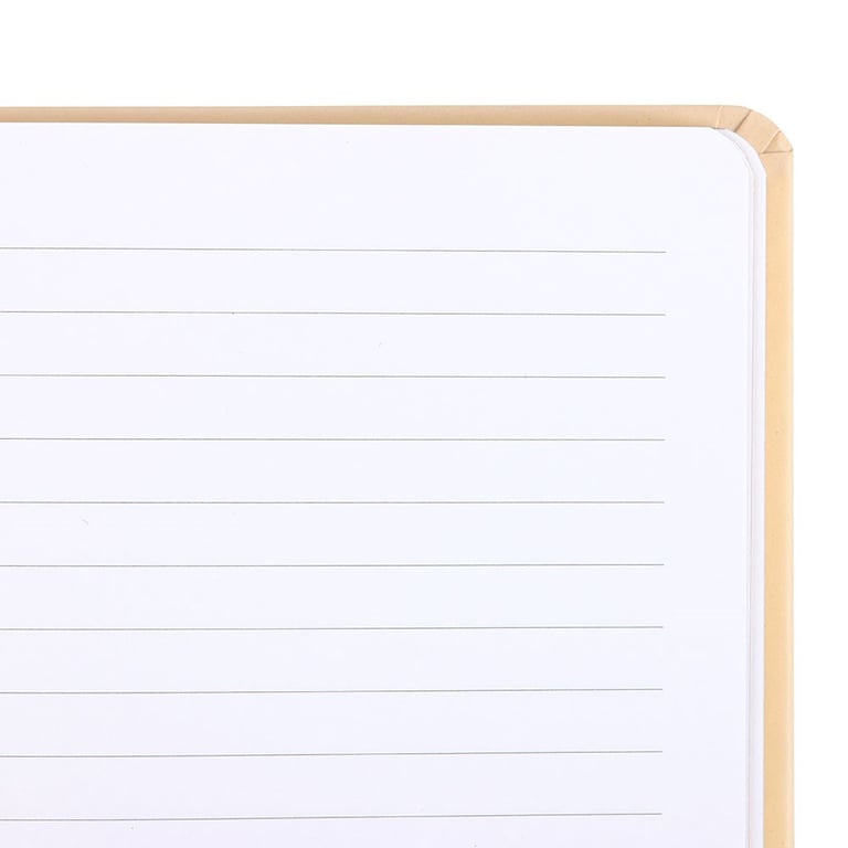 Sun Design A5 Notebook - 100 Sheets, Ribbon Divider & Perfect for Capturing Memories and Wanderlust Journeys