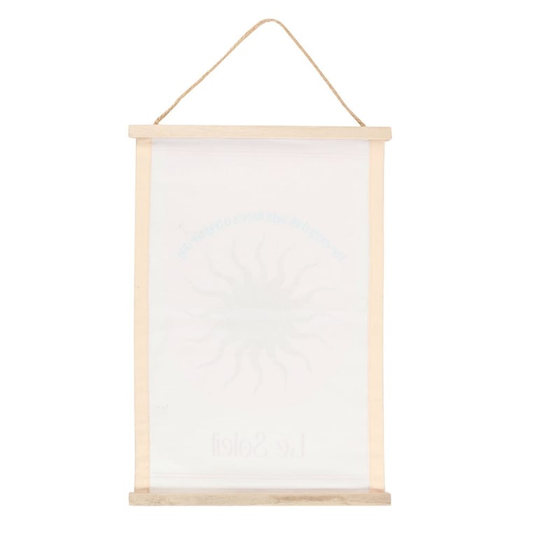Le Soleil Sun Wall Hanging - Inspiring Home Decor with Motivational Quote