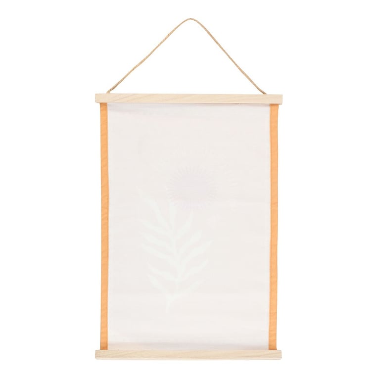 Sunny Days Ahead Vibrant Orange Wall Hanging - Positively Optimistic Home Decor