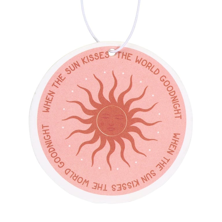 Golden Hour Sun Floral Scented Air Freshener - Dusk Capture Car Fragrance