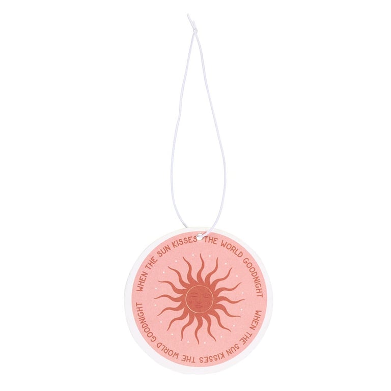 Golden Hour Sun Floral Scented Air Freshener - Dusk Capture Car Fragrance