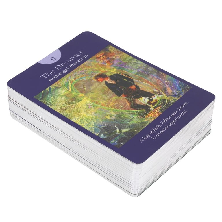 Angel Tarot Card Deck by Radleigh Valentine - Spiritual Guidance & Uplifting Messages