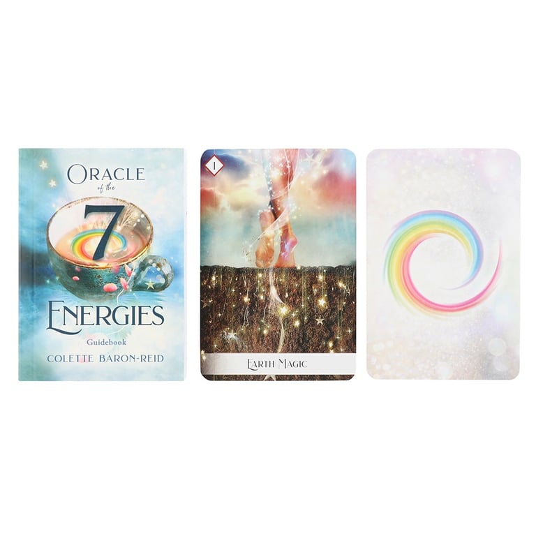 Colette Baron-Reid s 7 Energies Oracle Card Deck - Manifest Your Dreams with Thought-Provoking Guidance and Stunning Imagery