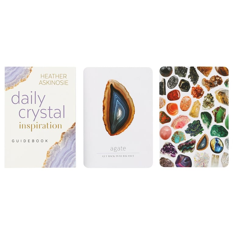 Heather Askinosie s Daily Crystal Inspiration Oracle Cards - 52-Card Deck & Guidebook for Clarity and Guidance