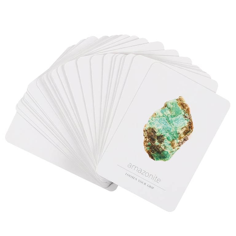 Heather Askinosie s Daily Crystal Inspiration Oracle Cards - 52-Card Deck & Guidebook for Clarity and Guidance