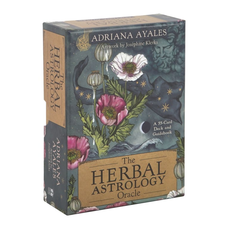 Herbal Astrology Oracle Cards by Adriana Ayales - Spiritual Healing & Plant-Based Guidance