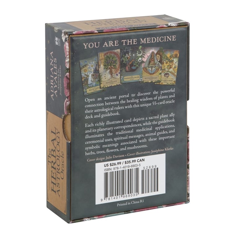 Herbal Astrology Oracle Cards by Adriana Ayales - Spiritual Healing & Plant-Based Guidance