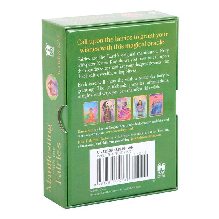Manifesting with the Fairies Oracle Cards - 44-Card Deck & Guidebook for Manifestation and Inner Potential