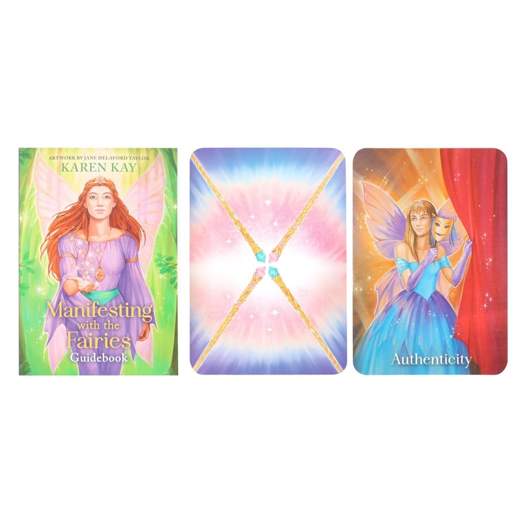 Manifesting with the Fairies Oracle Cards - 44-Card Deck & Guidebook for Manifestation and Inner Potential