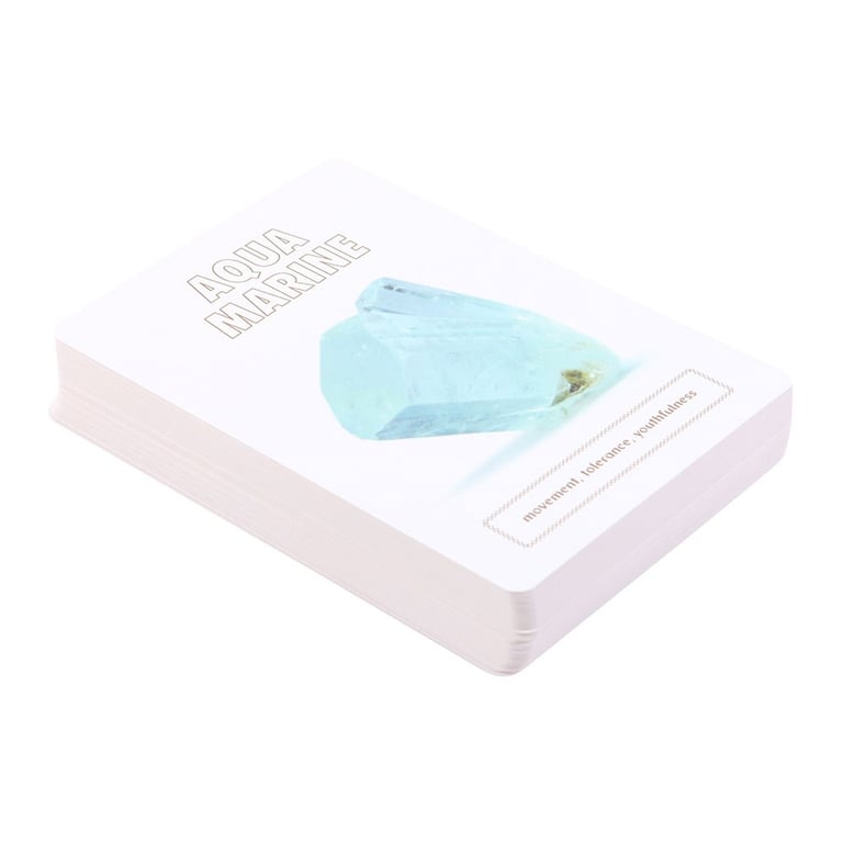 Rock Your Life Gemstone Fortune Telling Cards for Spiritual Growth and Personal Development