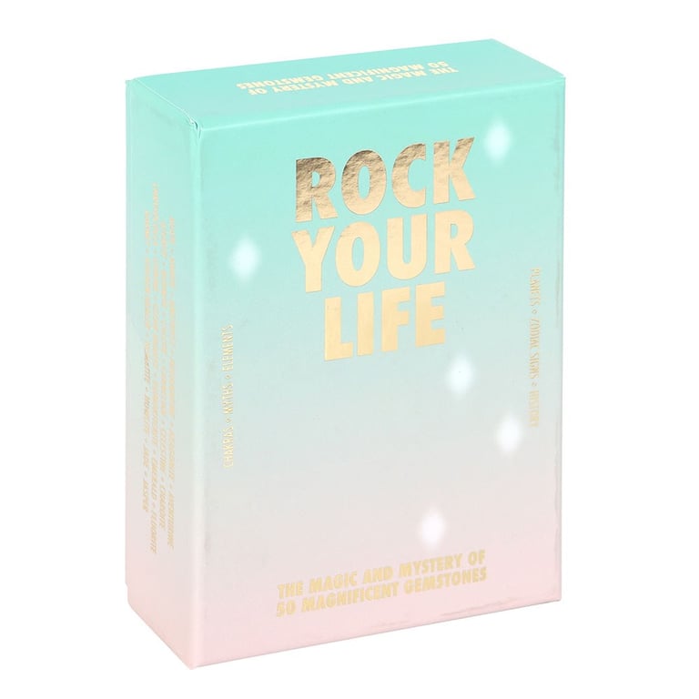 Rock Your Life Gemstone Fortune Telling Cards for Spiritual Growth and Personal Development